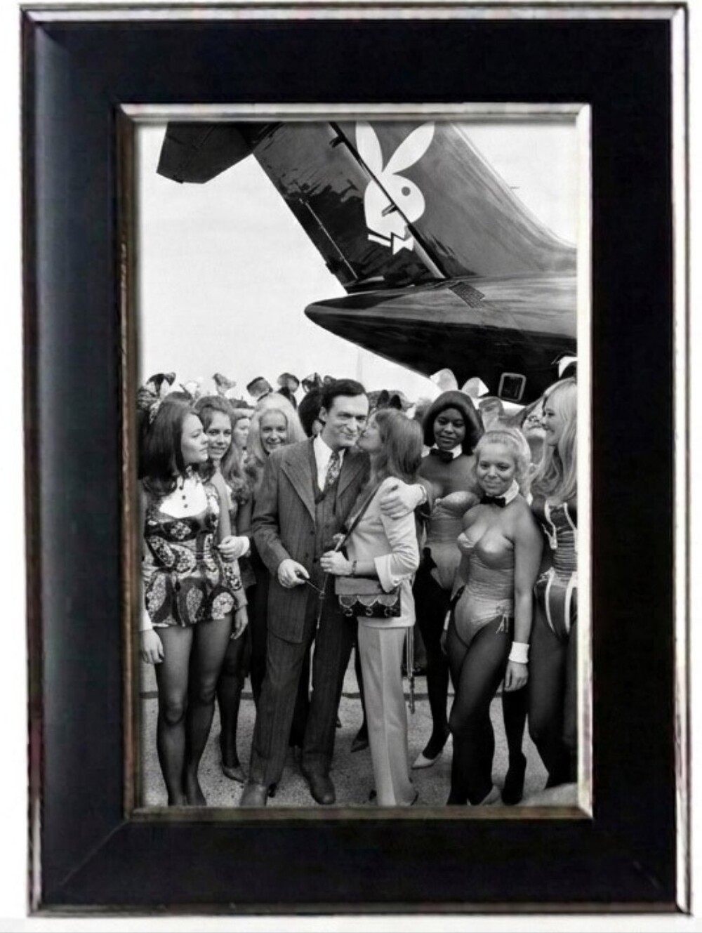 Playboy Bunny Club Vintage playboy hugh hefner  60s Framed Photo Print Retro Art